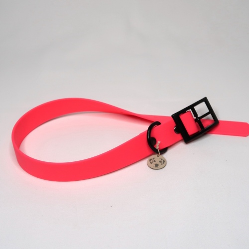 Halsband | Classic | Biothane | Neonpink